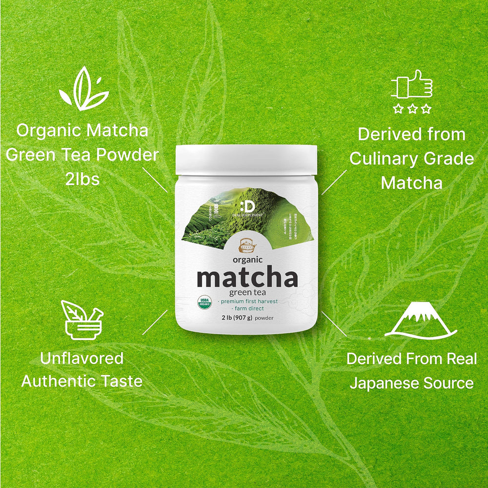 Baking with matcha dessert highlighting vibrant green powder from Deal Supplement