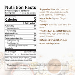 DEAL SUPPLEMENT fine-ground ginger powder close-up for smooth mixing and rich aroma.