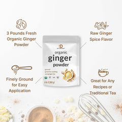 DEAL SUPPLEMENT ginger powder tea mix ready to infuse warm beverages.
