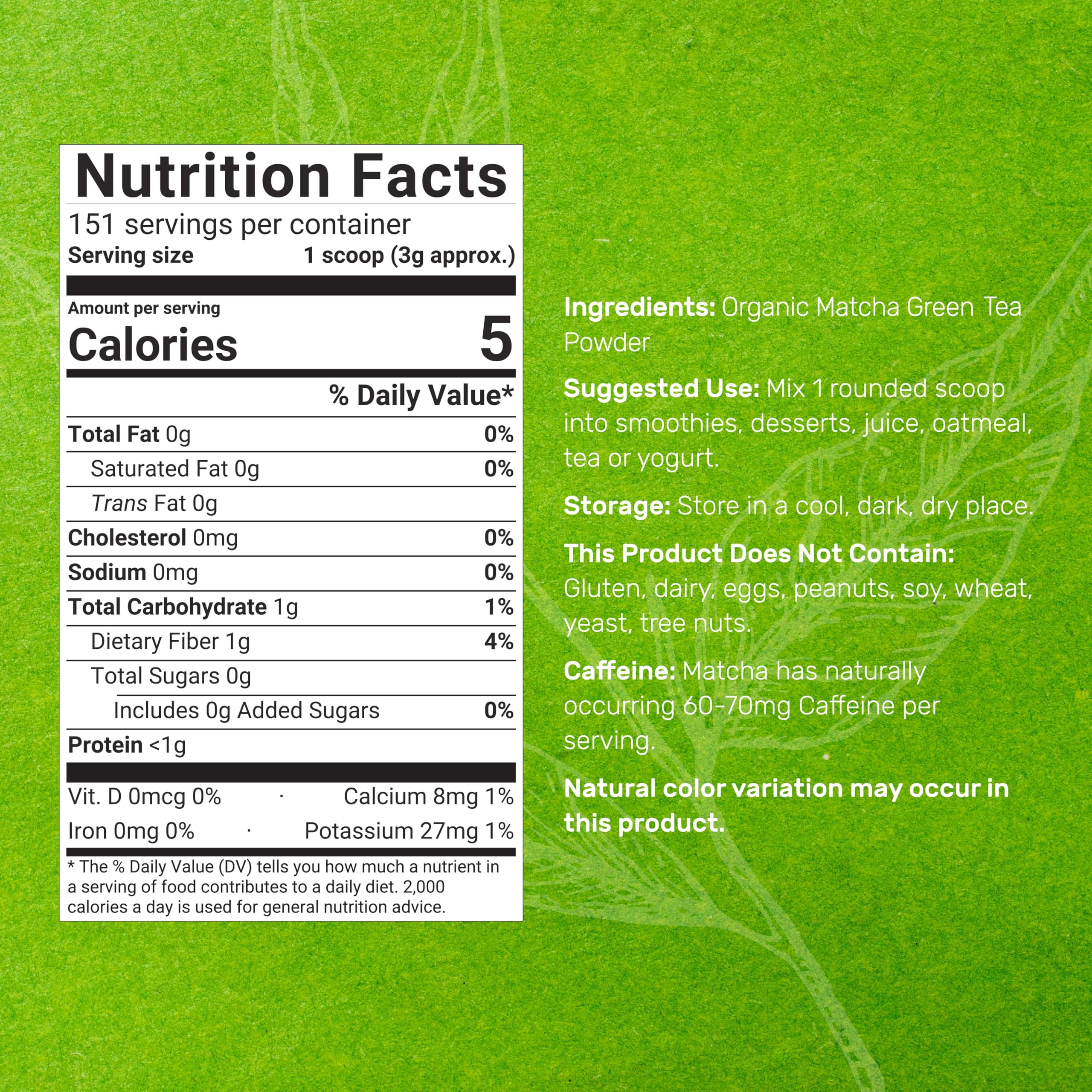 Deal Supplement Organic Matcha Powder scoop—precise portions for everyday beverages.