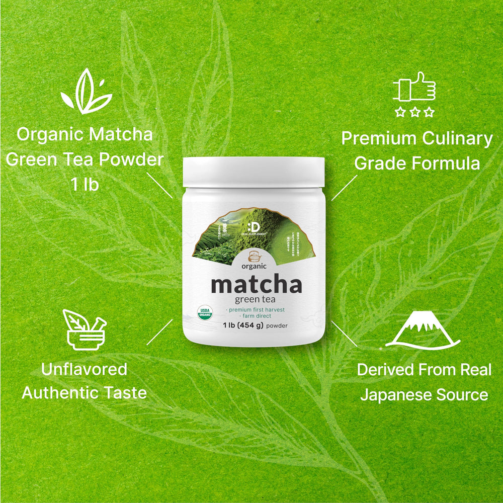 Deal Supplement Organic Matcha Shake—quick, keto-friendly smoothie base.