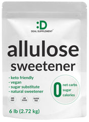 DEAL SUPPLEMENT Allulose bulk 6lb pack for keto cooking and baking.
