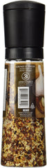 Dean Jacobs Grinder Spicy Garlic 7.4oz packaging on shelf highlighting natural ingredients