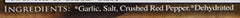 Dean Jacobs Grinder Spicy Garlic 7.4oz seasoning on pasta ready to elevate dishes