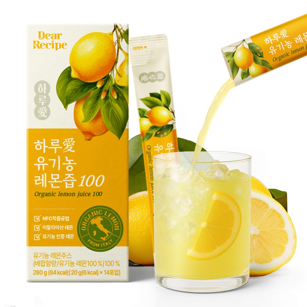 Dear Recipe lemon juice stick pack for on-the-go citrus flavor