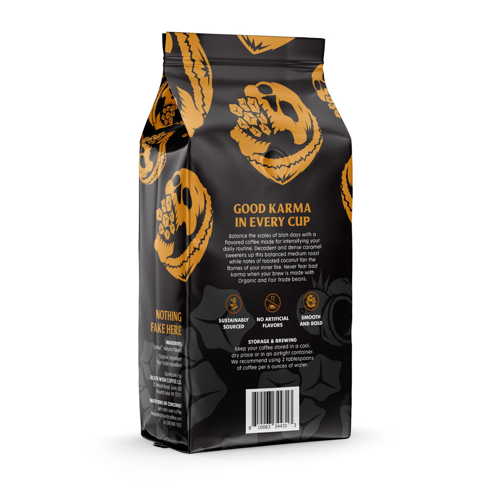 Death Wish Coffee pouring-action shows quick brew flow for busy mornings.
