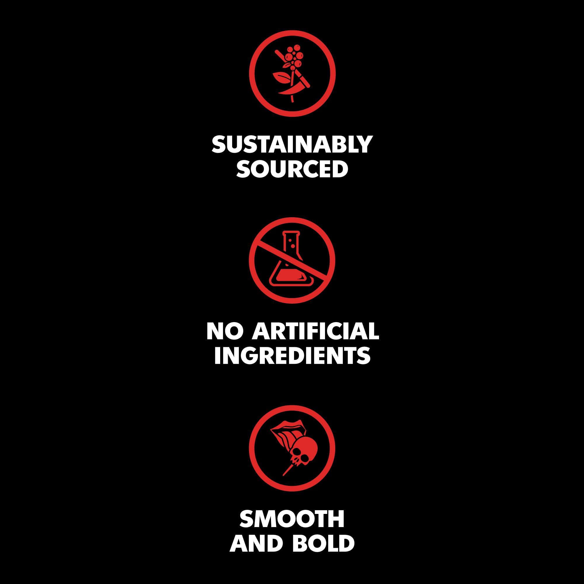 Death Wish Coffee Organic Fair Trade label—quality and ethical sourcing