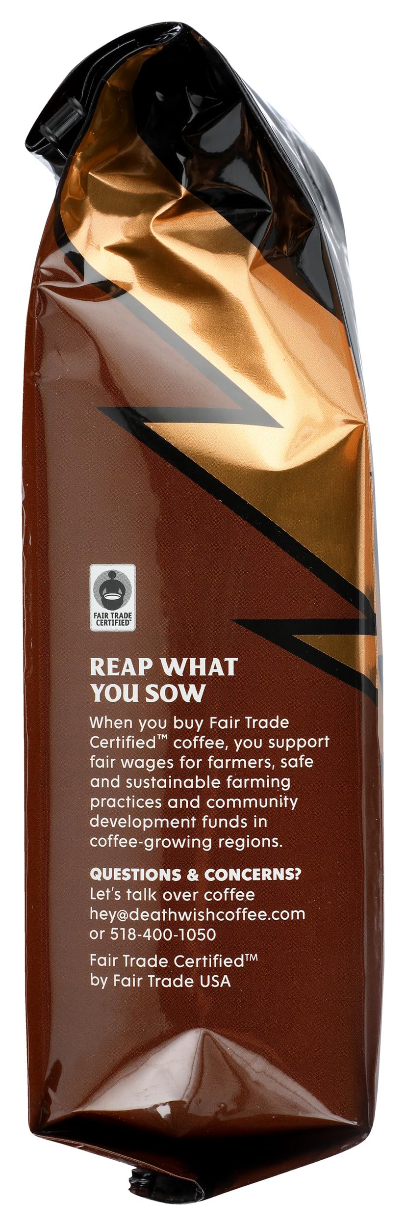 Death Wish Coffee Med Roast Ground steaming cup inviting morning energy
