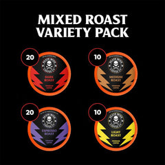 death wish coffee single-serve pods closeup for quick bold brews