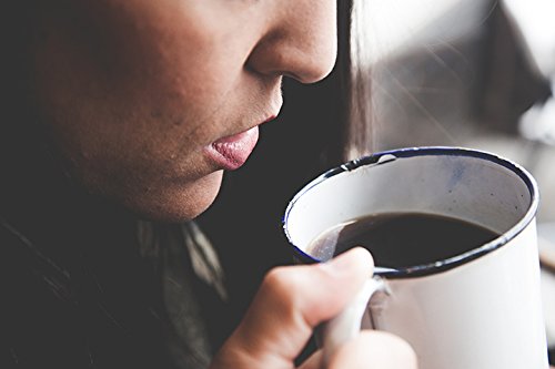 Death Wish Coffee Valhalla Java pour-over shot for premium extraction.