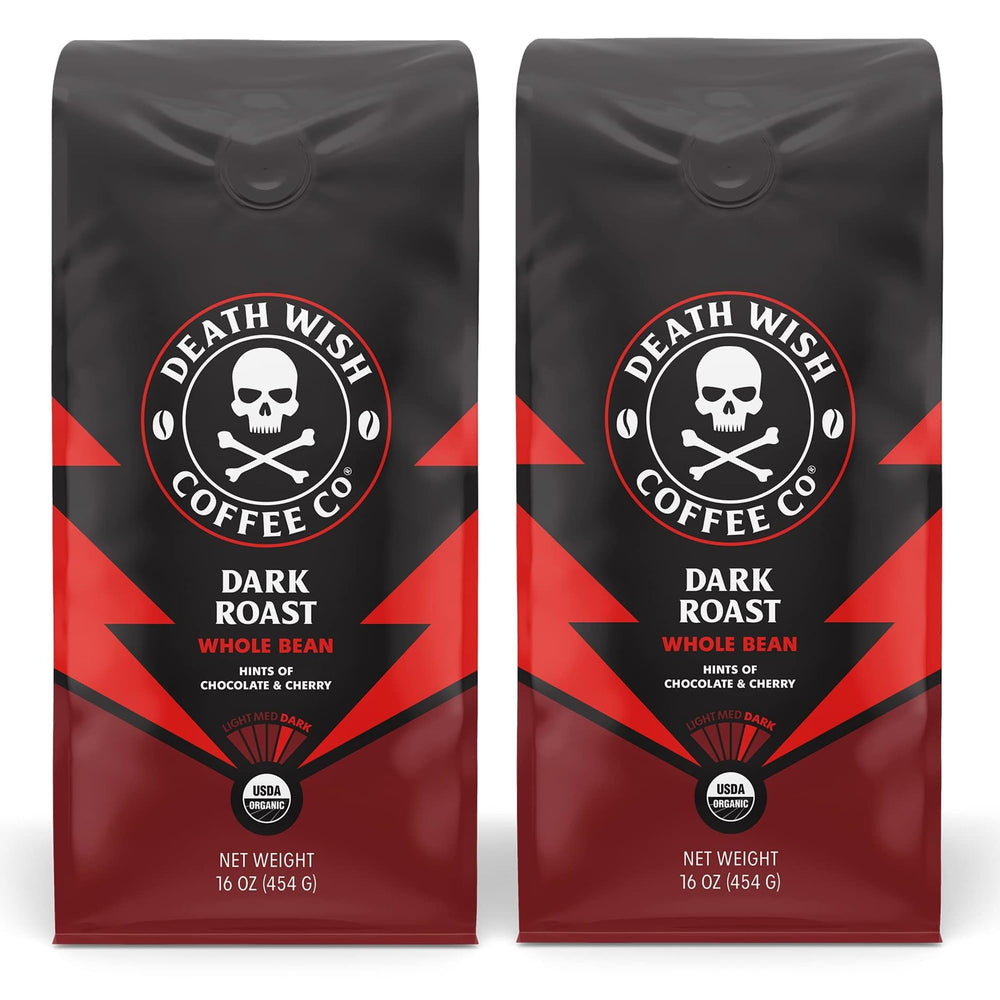 Death Wish Coffee whole bean duo pack offers bold energy for busy mornings