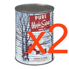 Decacer Pure Maple Syrup bottle pour, showcasing versatile use on breakfast and desserts.
