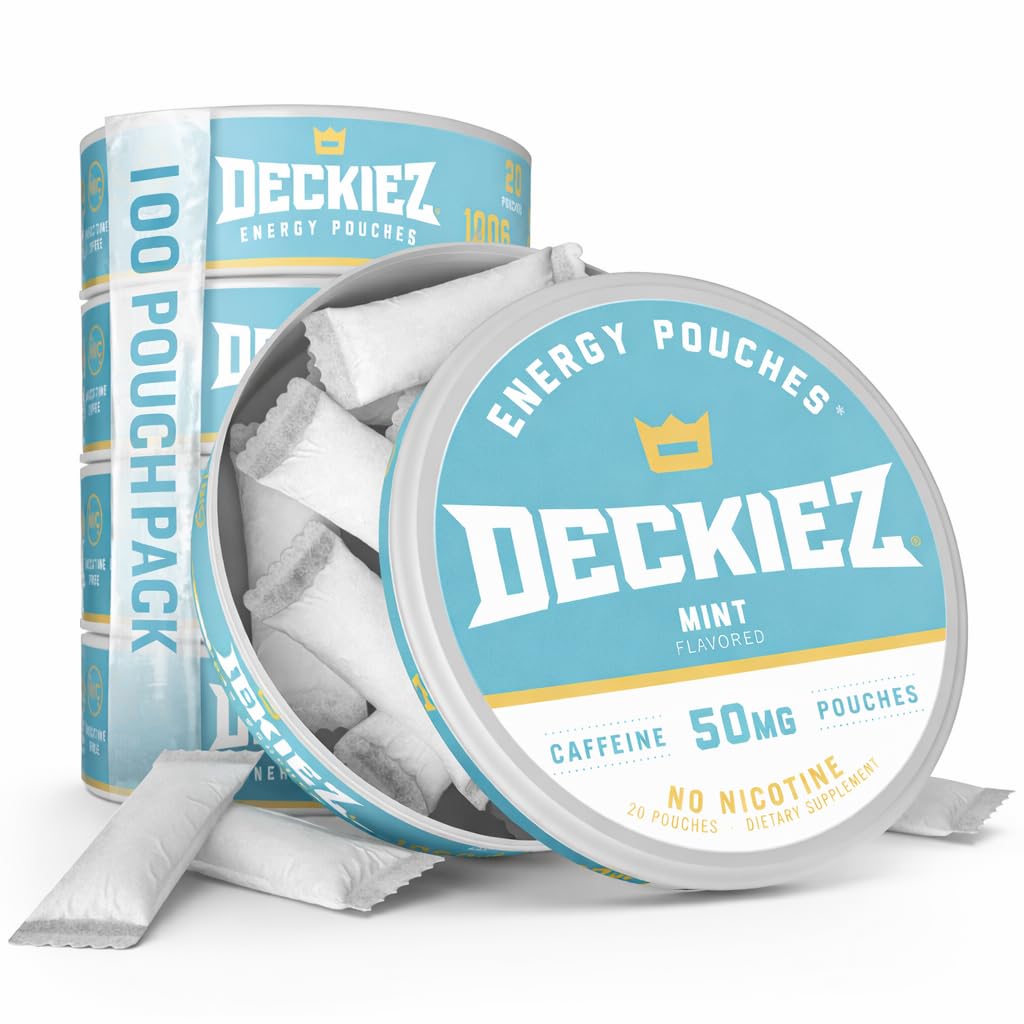 Deckiez Energy Pouch Berry flavor for quick on-the-go caffeine