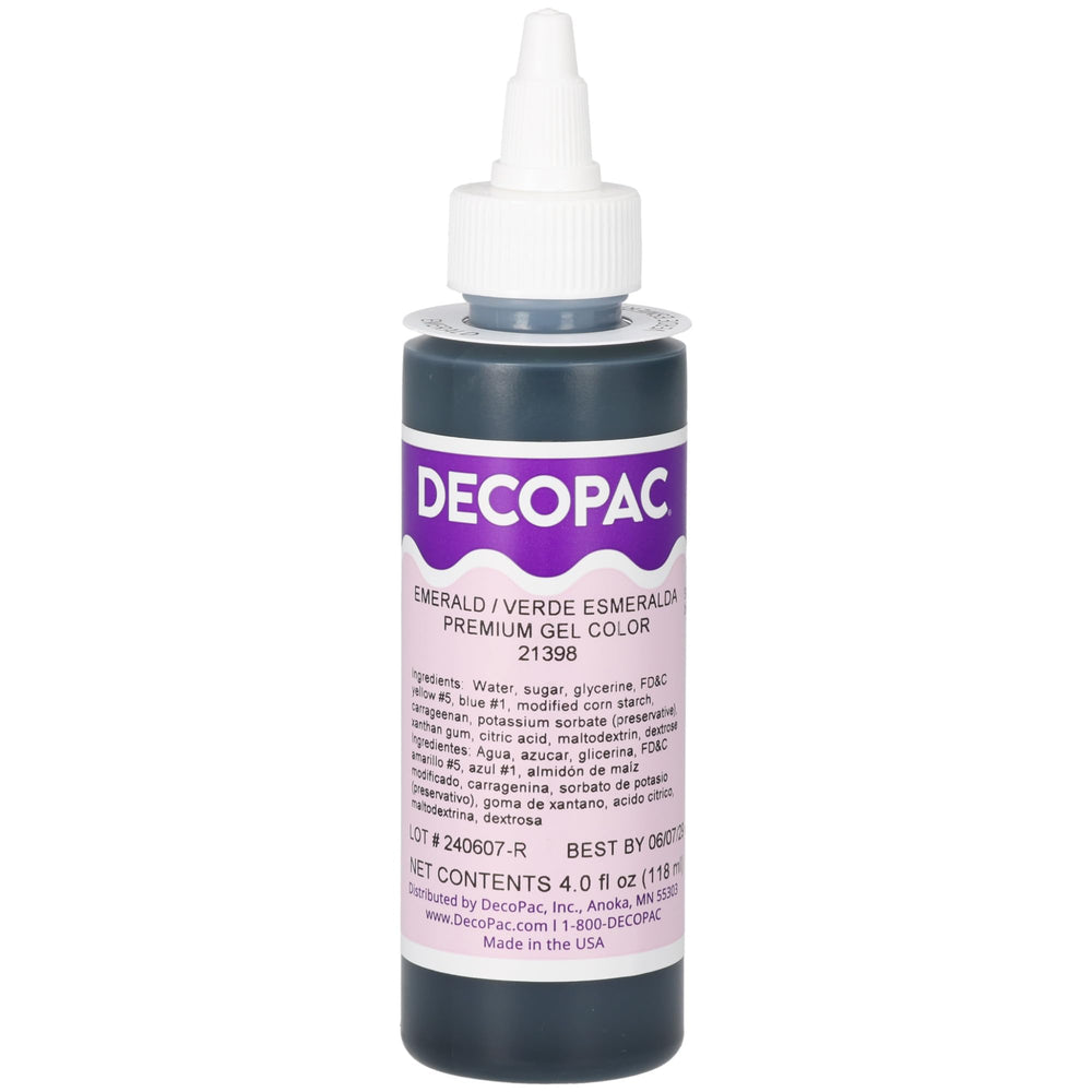 Application view with DecoPac squeezy bottle for easy use