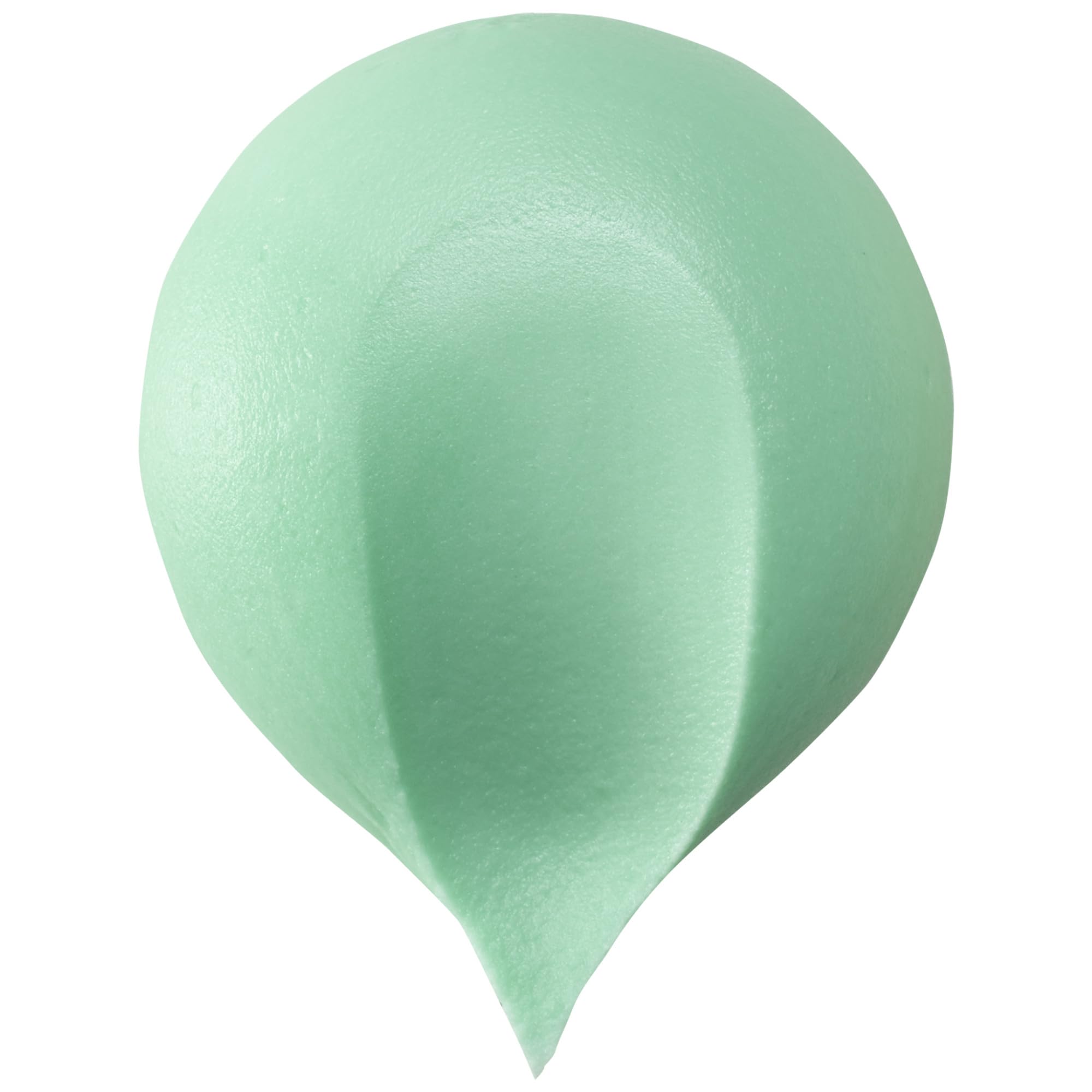 Buttercream tinted with DecoPac emerald gel color for smooth shade