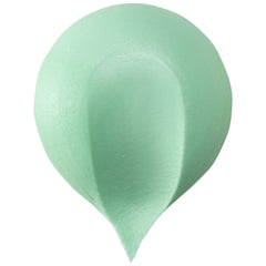 Buttercream tinted with DecoPac emerald gel color for smooth shade