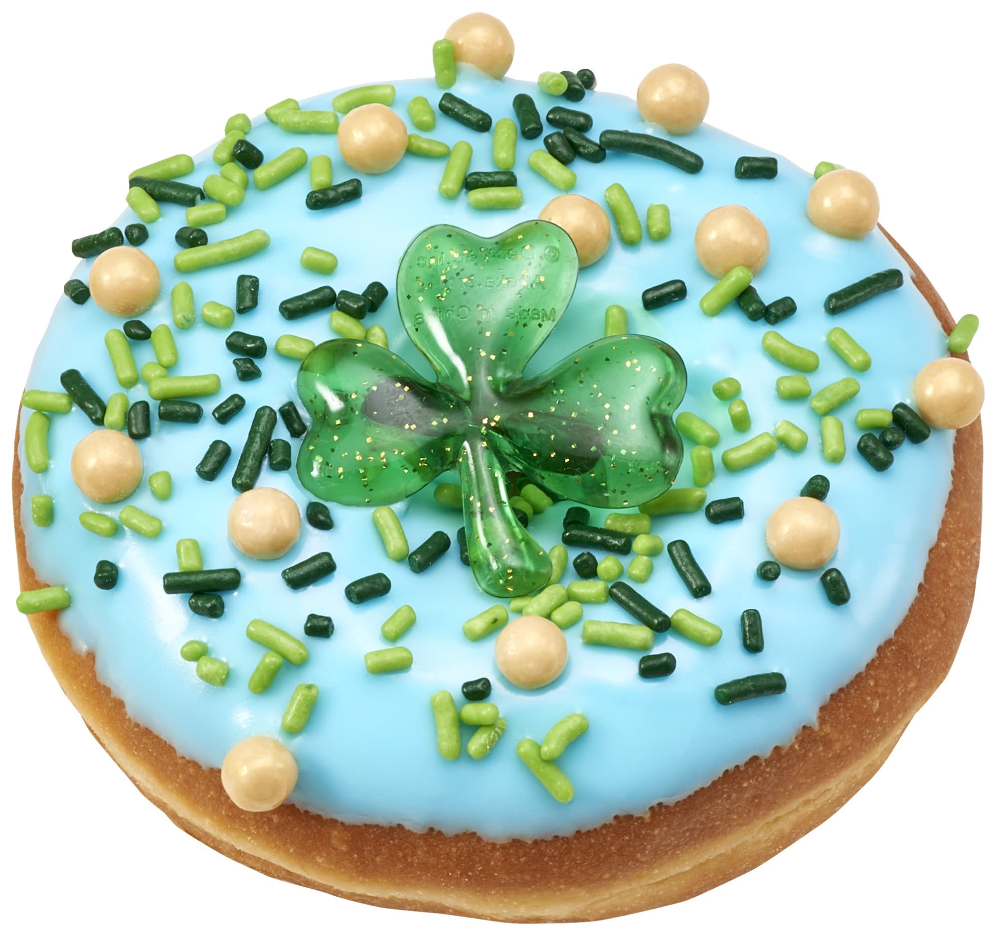 DecoPac Lime Green Sprinkles add color and crunch to ice cream desserts.