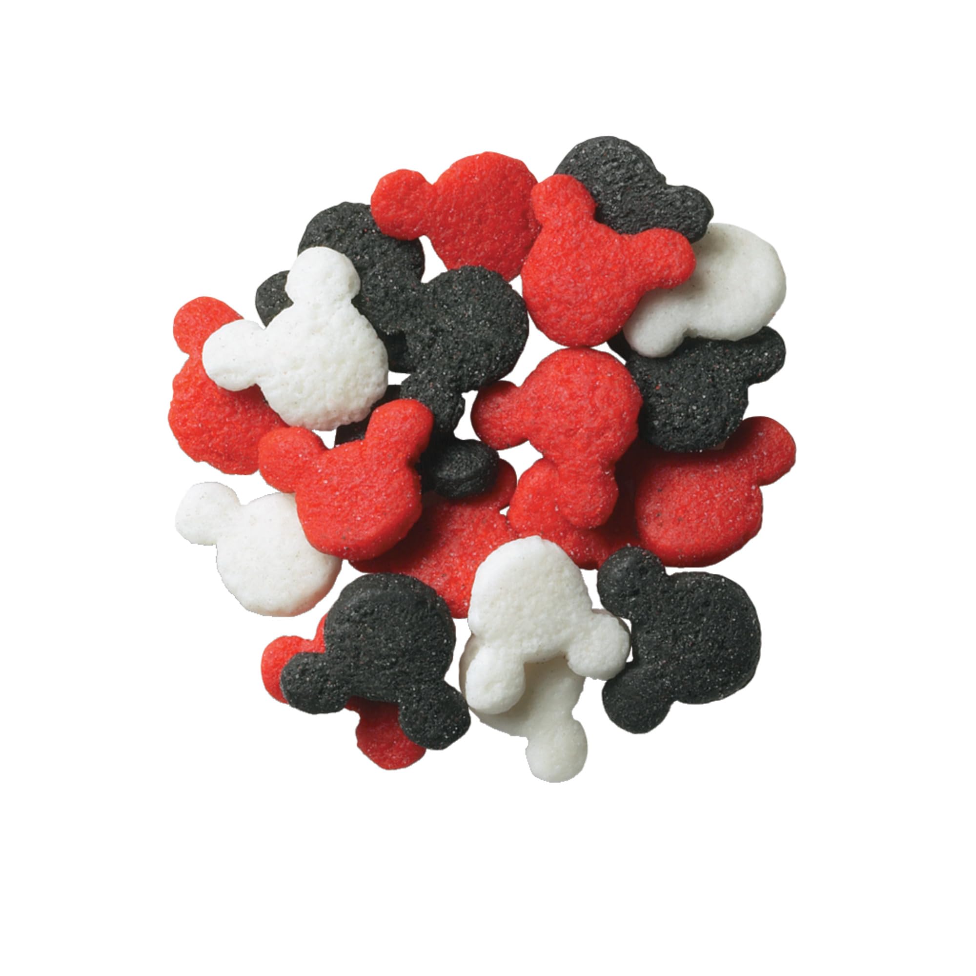 DecoPac quins in handheld container for precise sprinkling and easy storage.