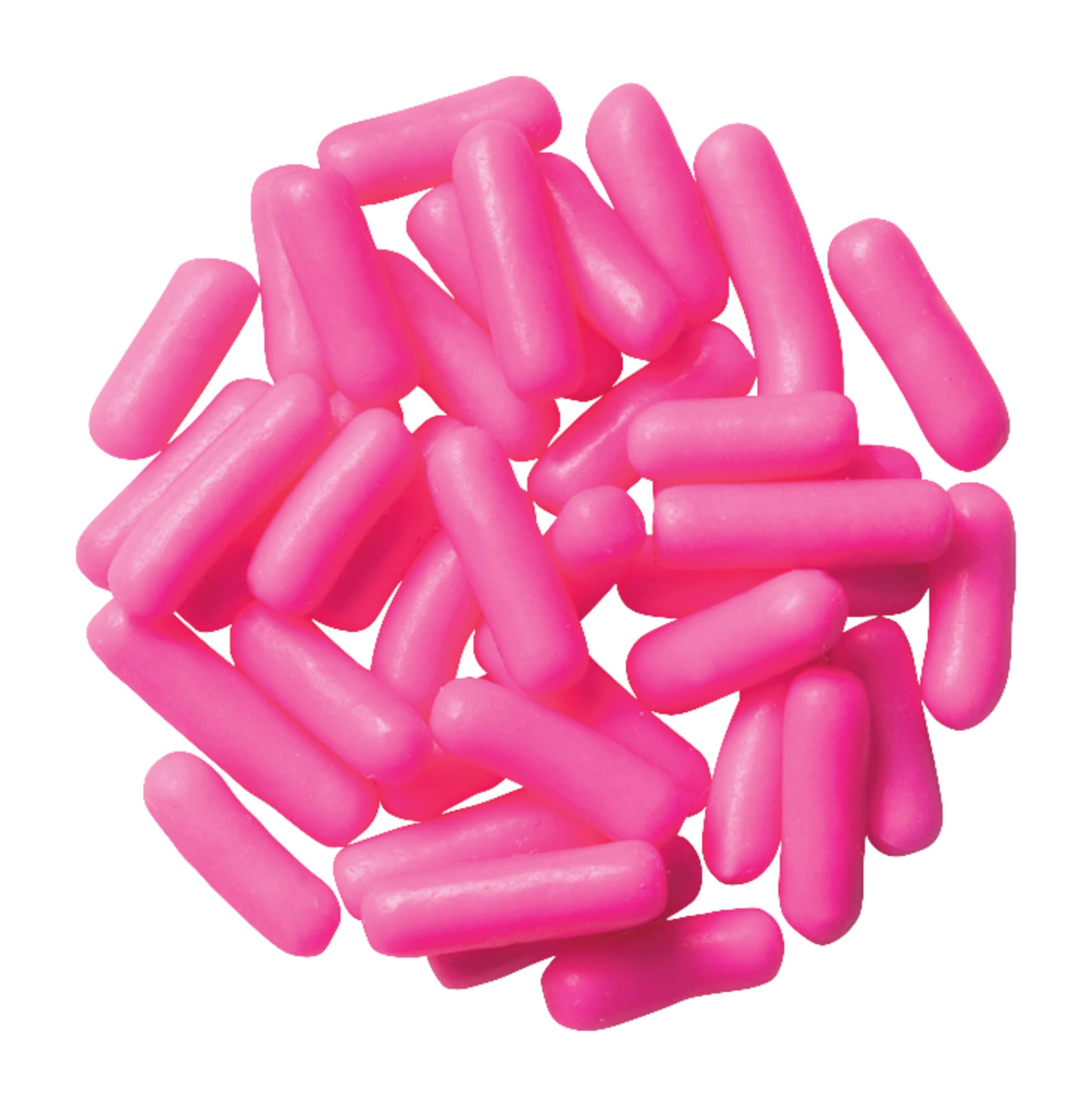 DecoPac pink sprinkles on cake for vibrant decoration