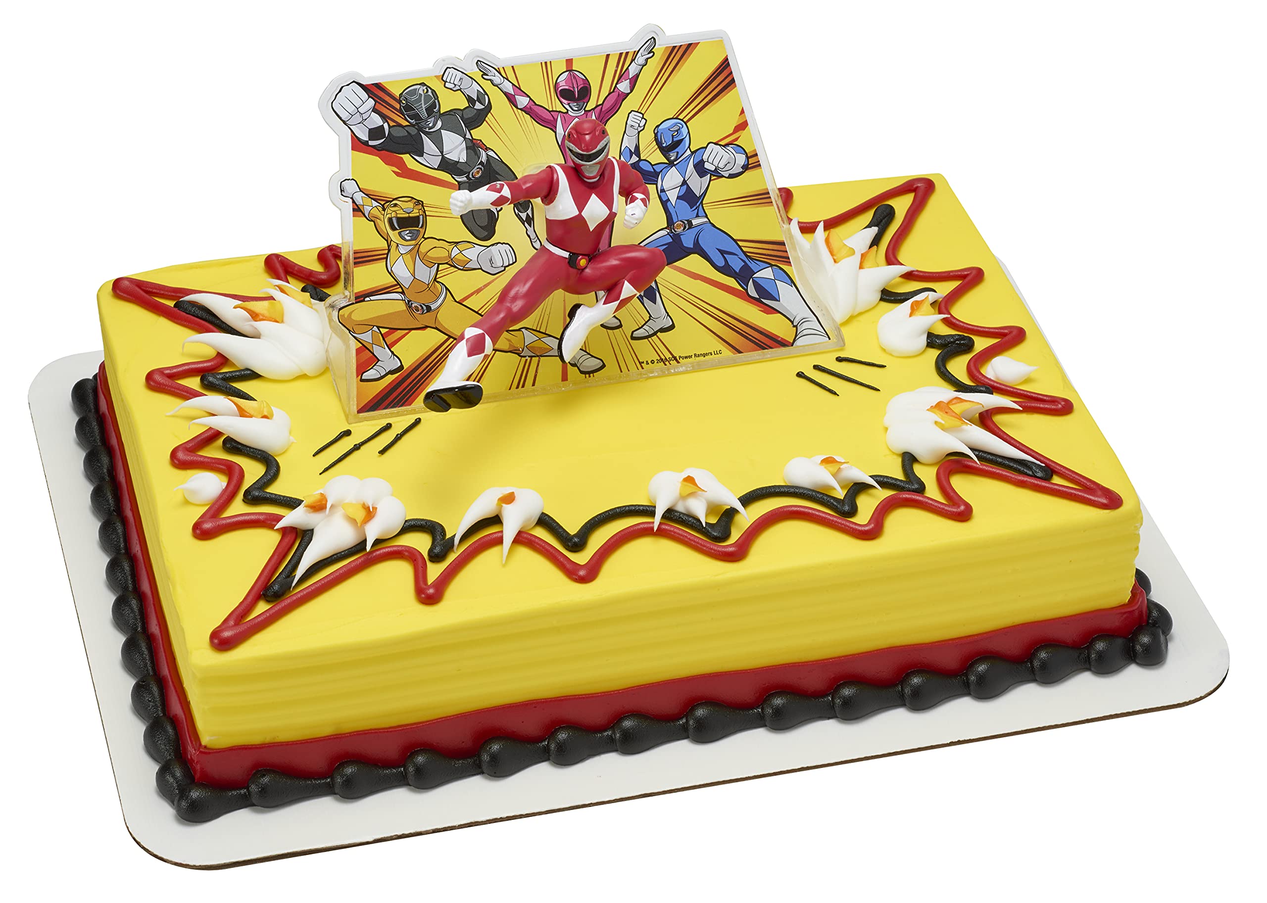 Ready-to-use two-piece DecoSet simplifies cake decorating.