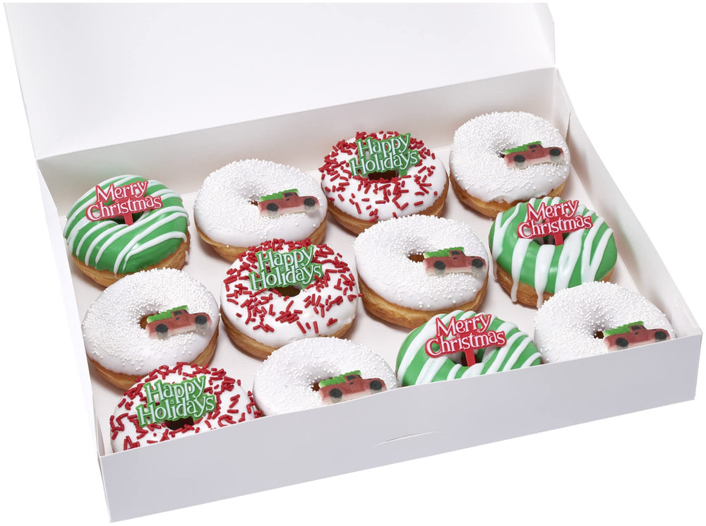 Batter mixed with DecoPac Red Sprinkles for colorful bake results.