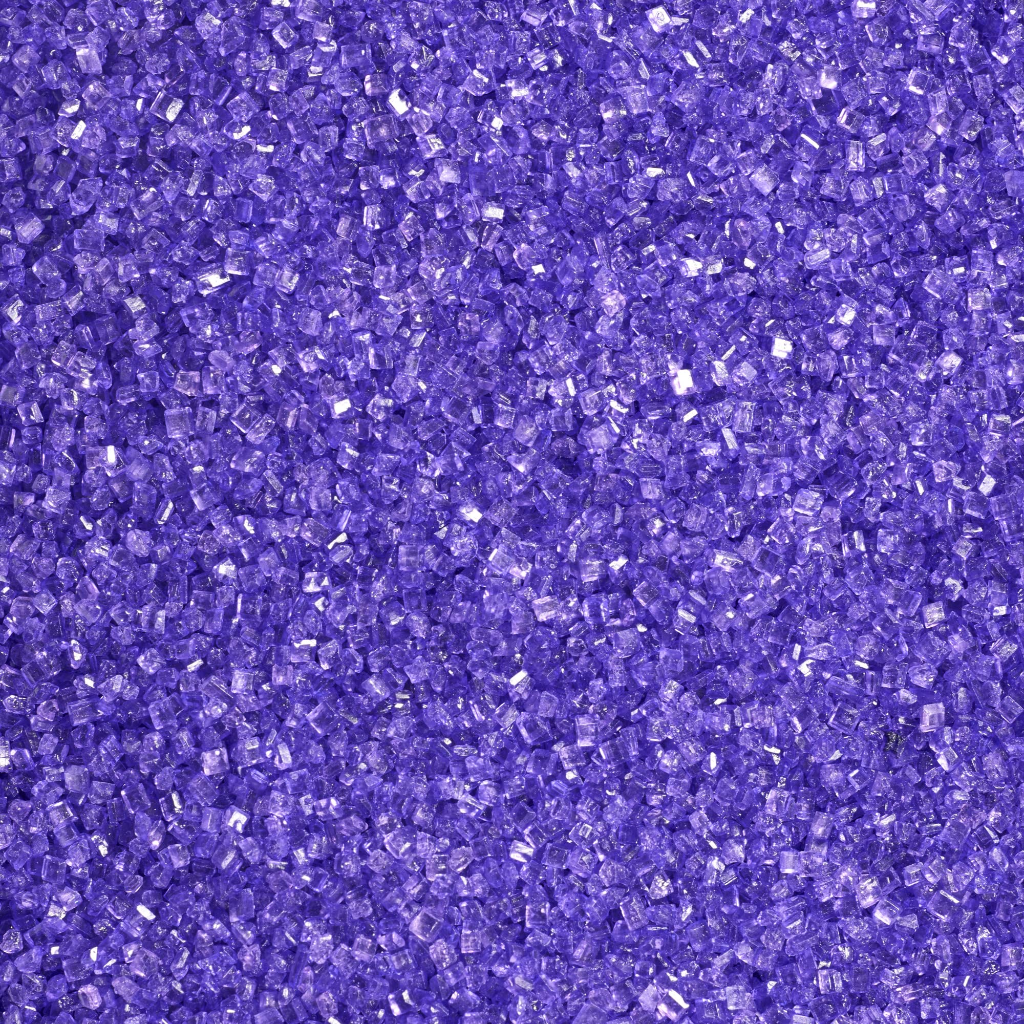 DecoPac Lavender Purple sanding sugar in container for cake decoration