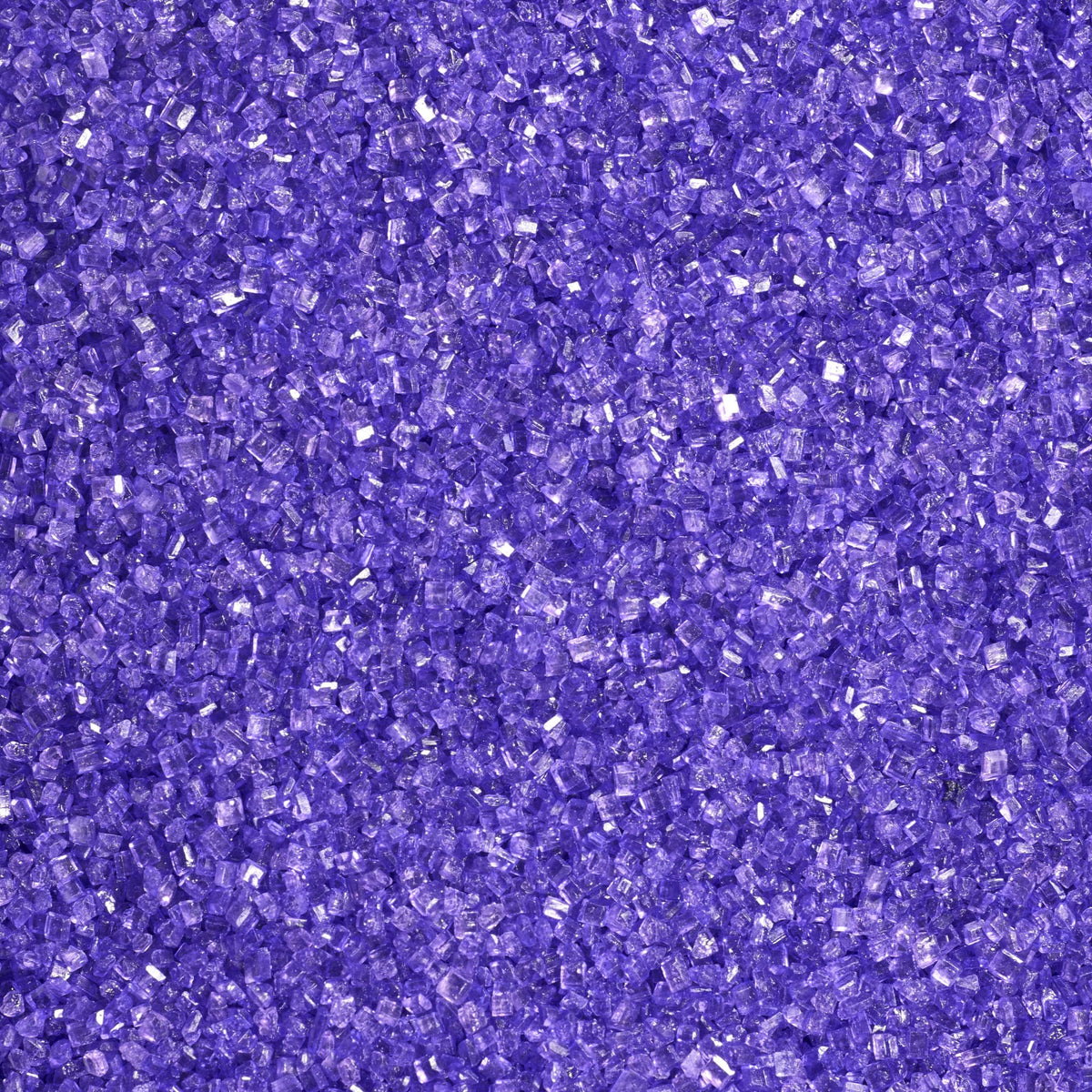 DecoPac Lavender Purple sanding sugar in container for cake decoration