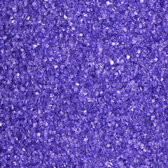 DecoPac Lavender Purple sanding sugar in container for cake decoration