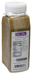 DecoPac Sparkling Gold sugar on cake for shimmering celebration decoration.