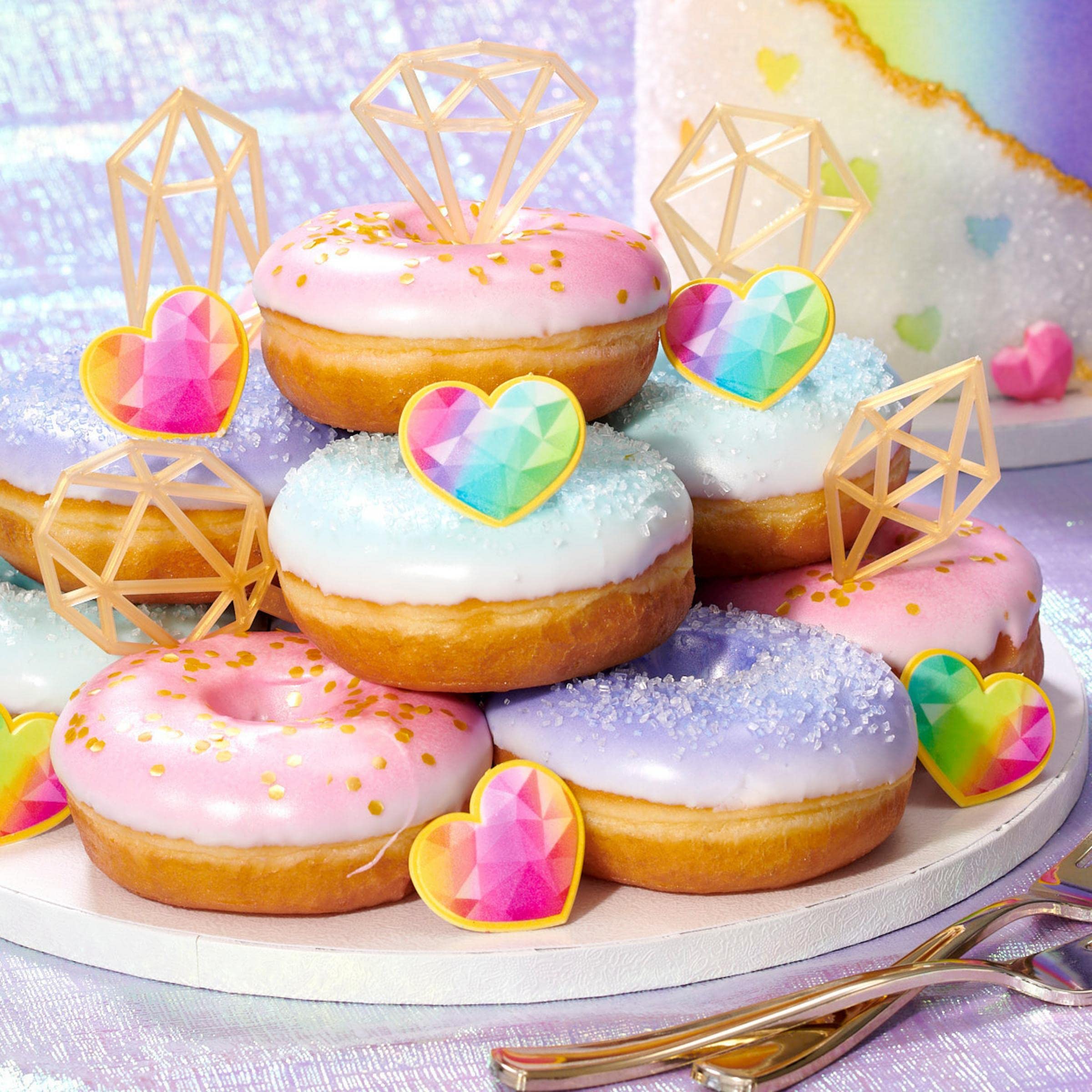 DecoPac sugar sprinkles in a handy container for easy storage.