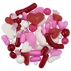 DecoPac Valentine Fusion Sprinkles on cupcakes for festive color