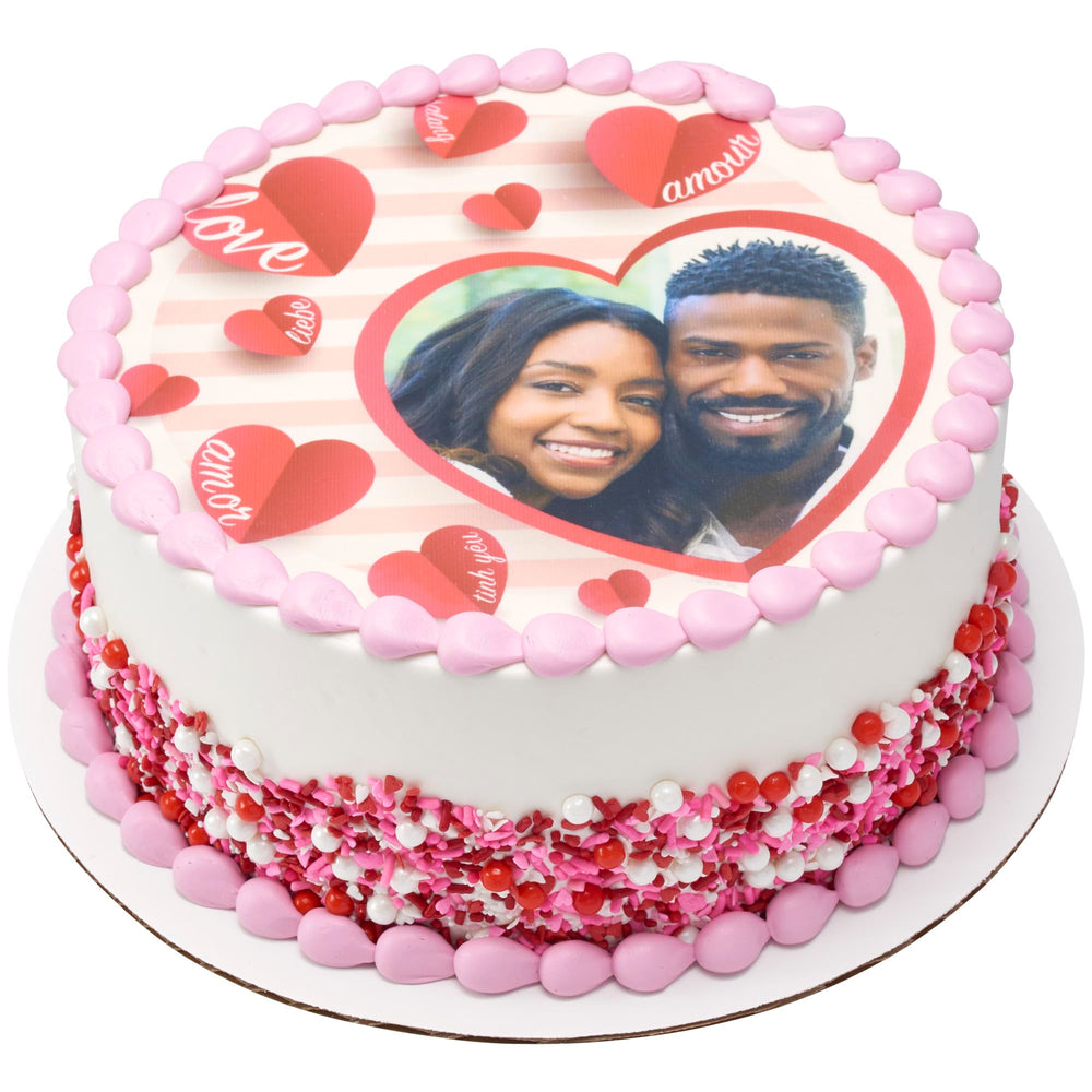 DecoPac Valentine Fusion Sprinkles on ice cream for a sparkling finish
