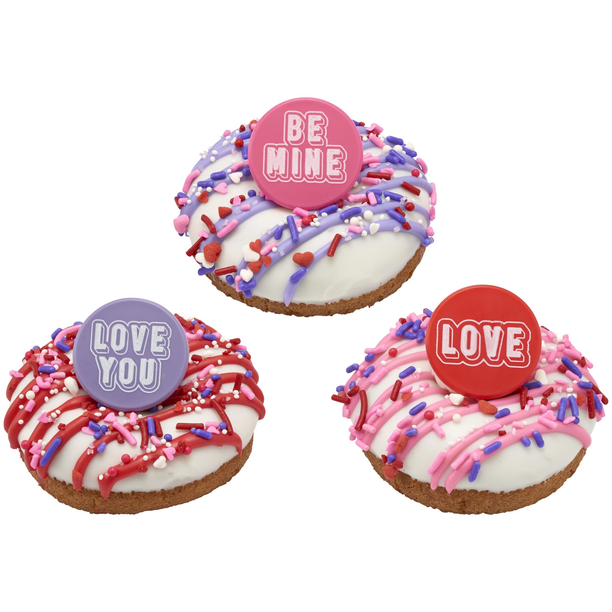 DecoPac Valentine Fusion Sprinkles mix includes sprinkles, quins, pearls, sanding sugars