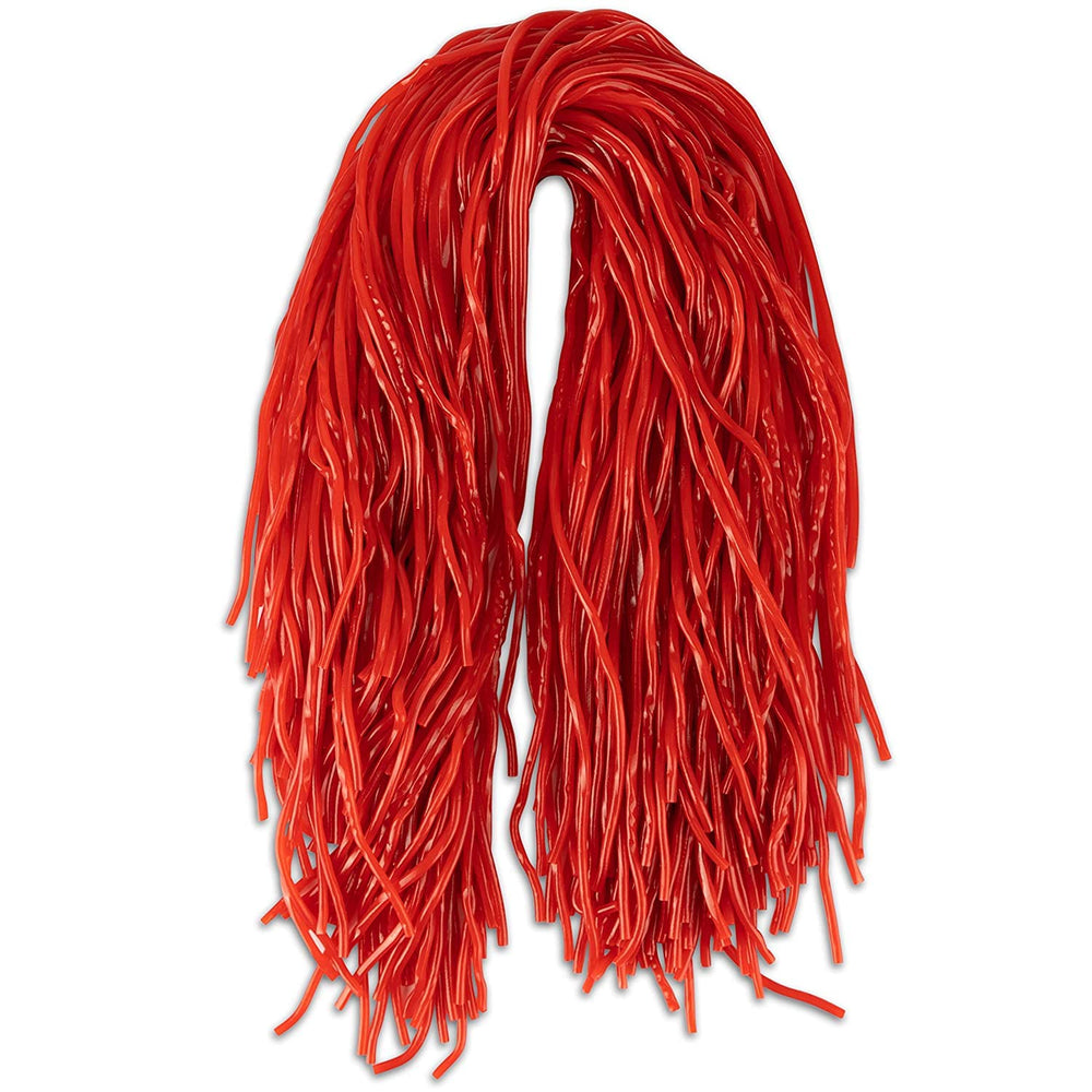 Dee Best strawberry licorice rope, soft and chewy for snacking.