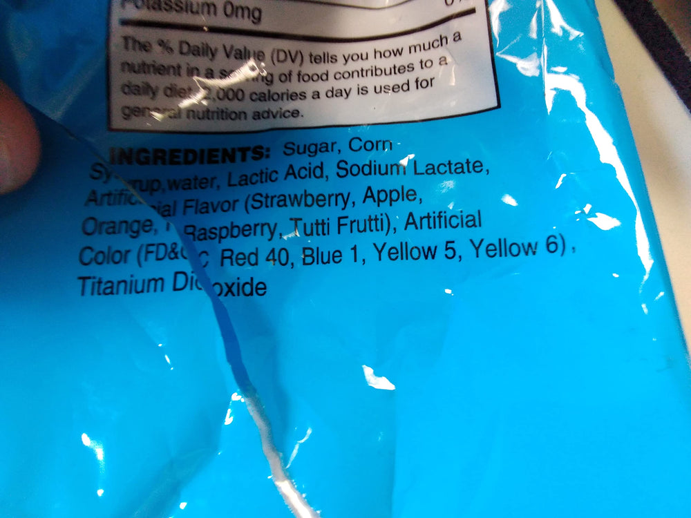 Dee Best Bricks On Stix brick-shaped lollipops close-up showing vibrant colors