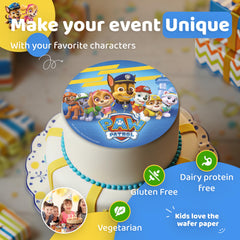Dekozauber24 Paw Patrol cupcake toppers add fun to 20 cupcakes