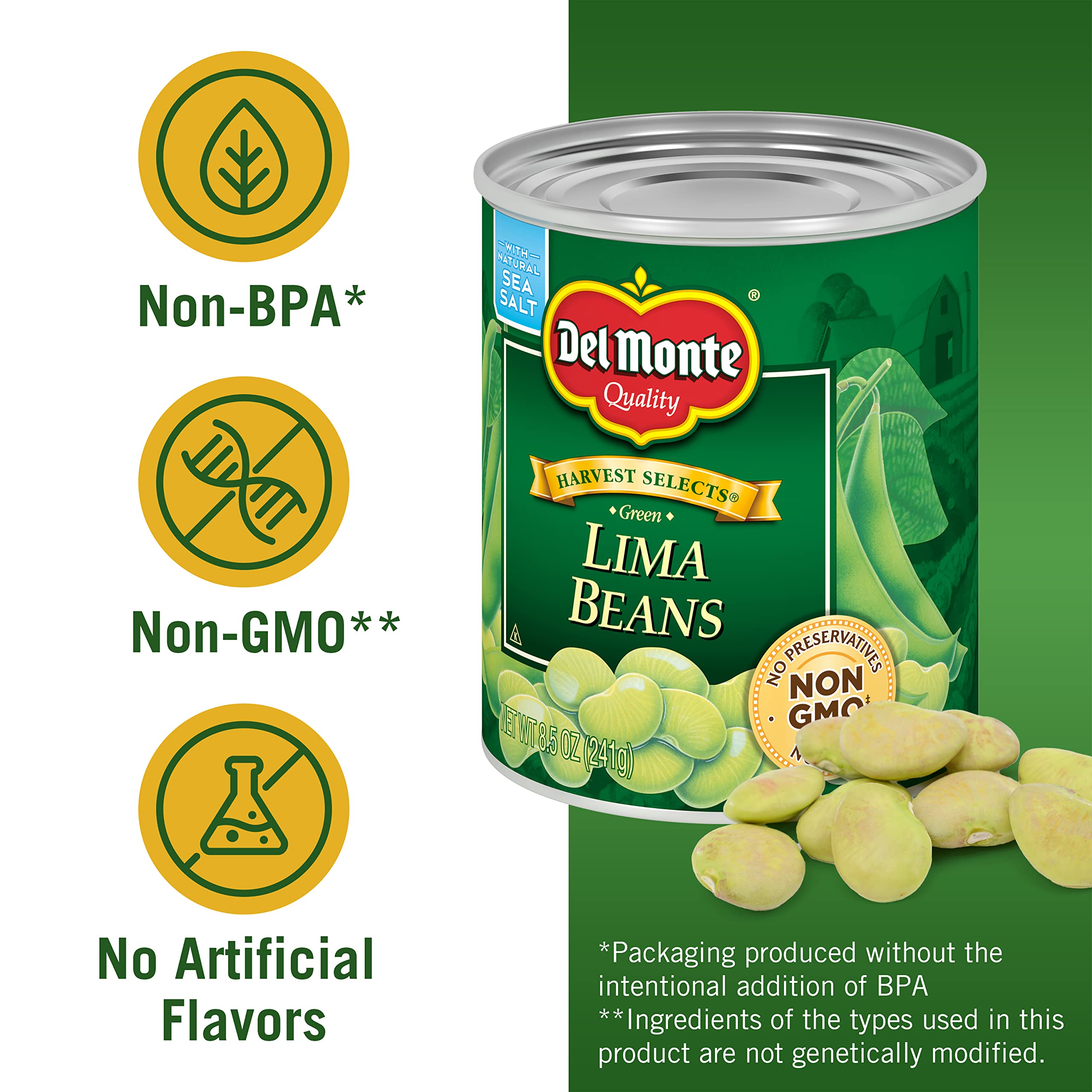 Del Monte bean-and-vegetable medley idea; versatile base for colorful meals