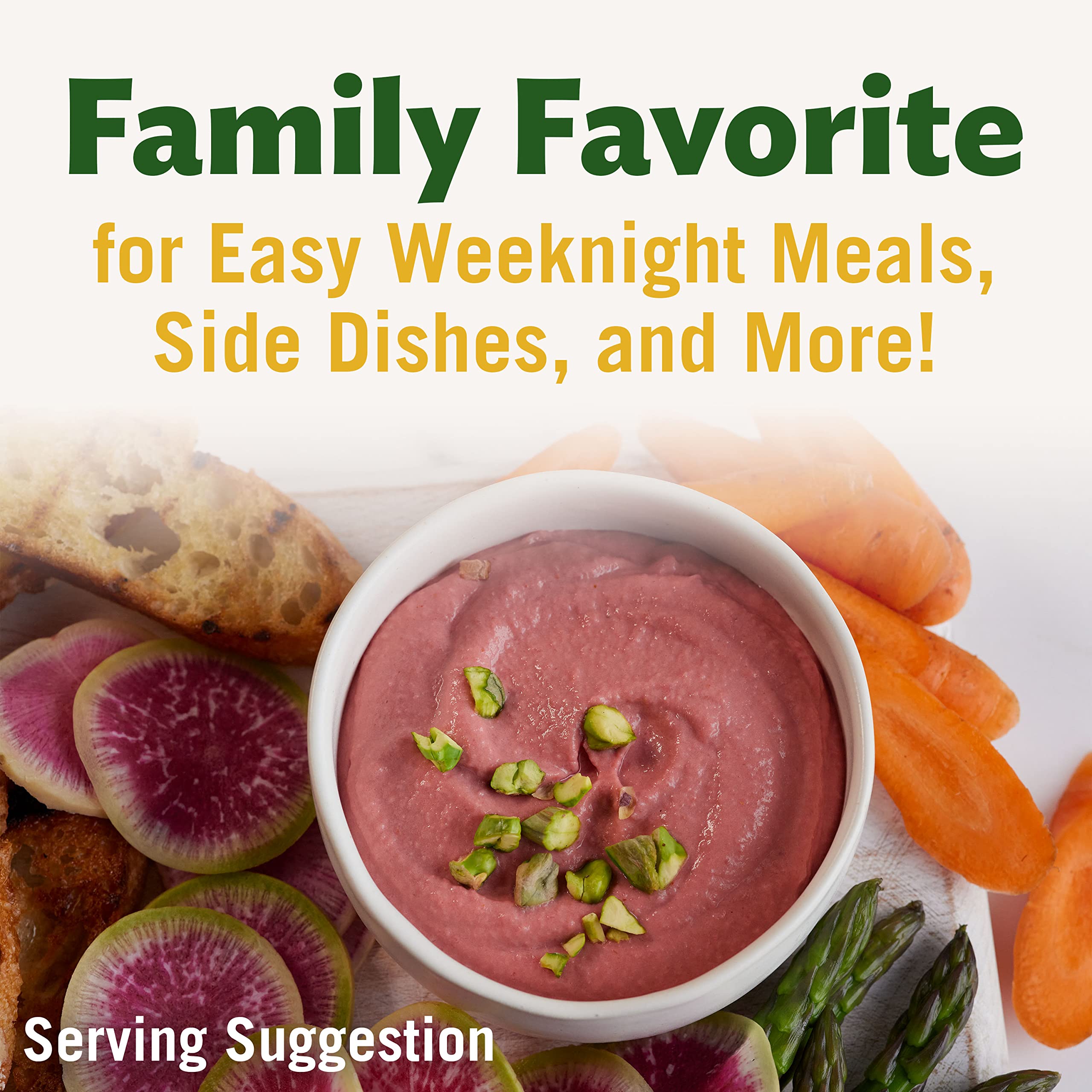 Del Monte beets add color and sweetness to salads and side dishes.