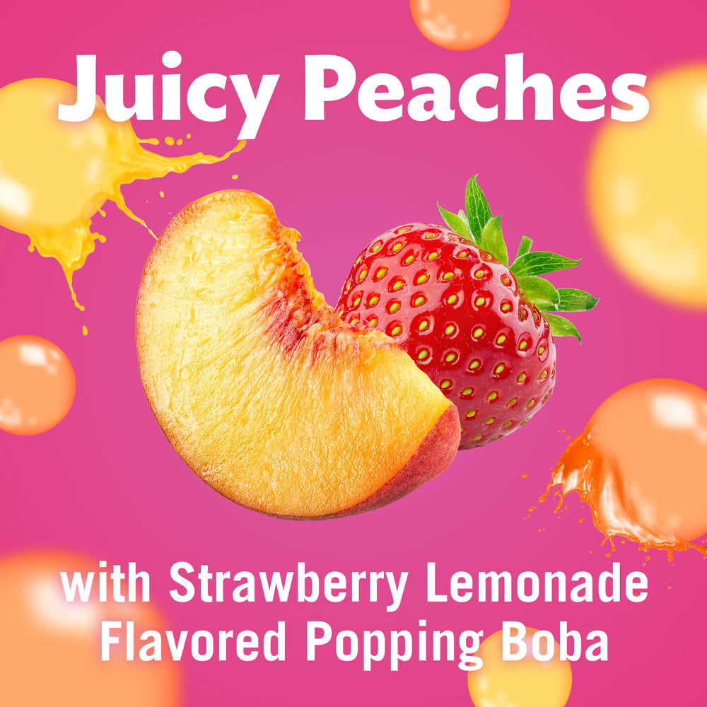 Del Monte Bubble Fruit Cup Popping Boba texture bursts with each bite