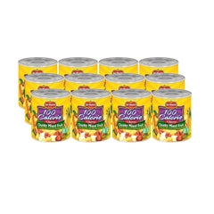 Del Monte cherry chunk cocktail in light syrup, ready to enjoy as a snack.