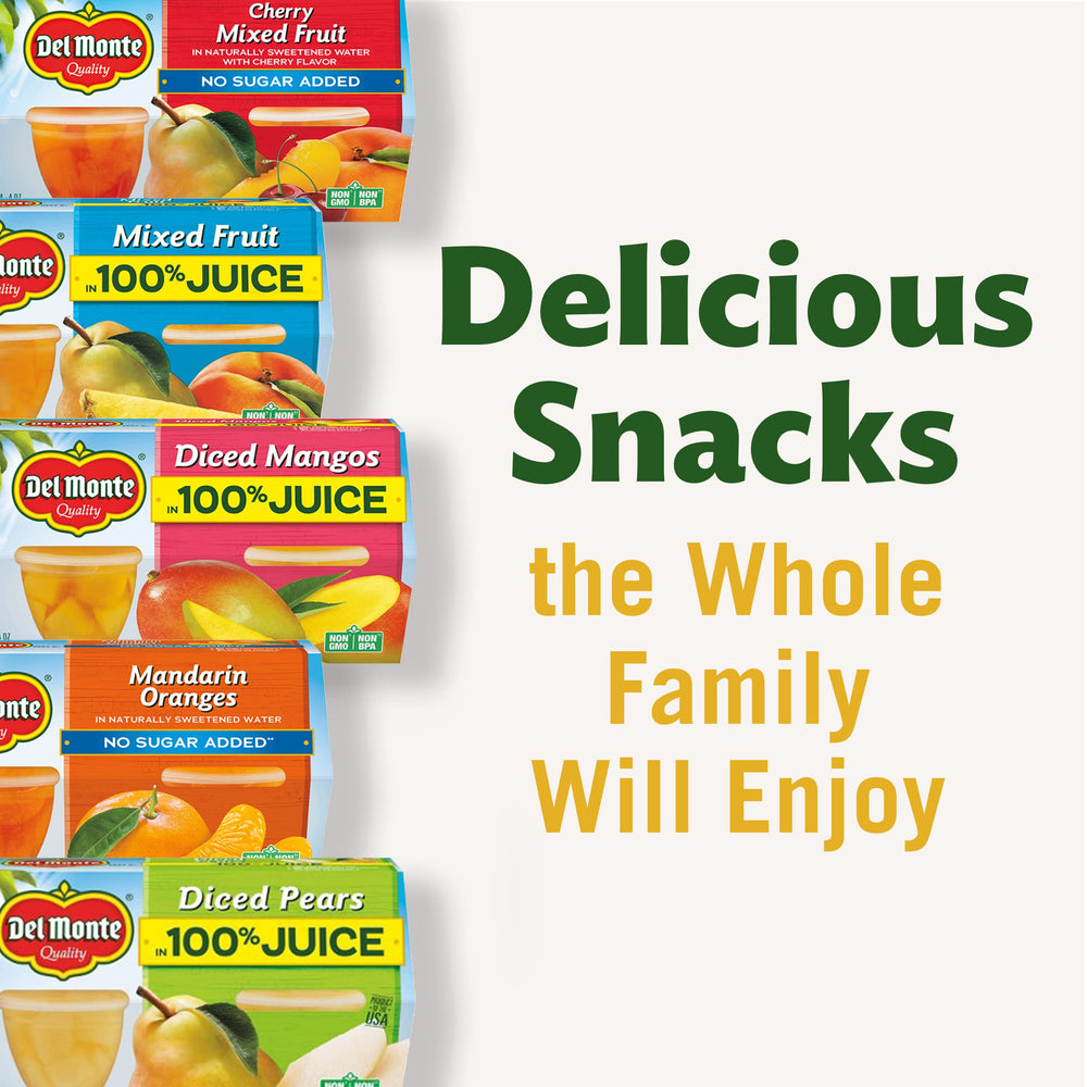 Perfect school lunch addition with 100% fruit juice.