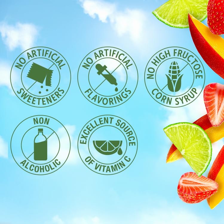 Del Monte Escapes Mango Strawberry-Rita non-GMO cup highlights strawberry-lime flavor