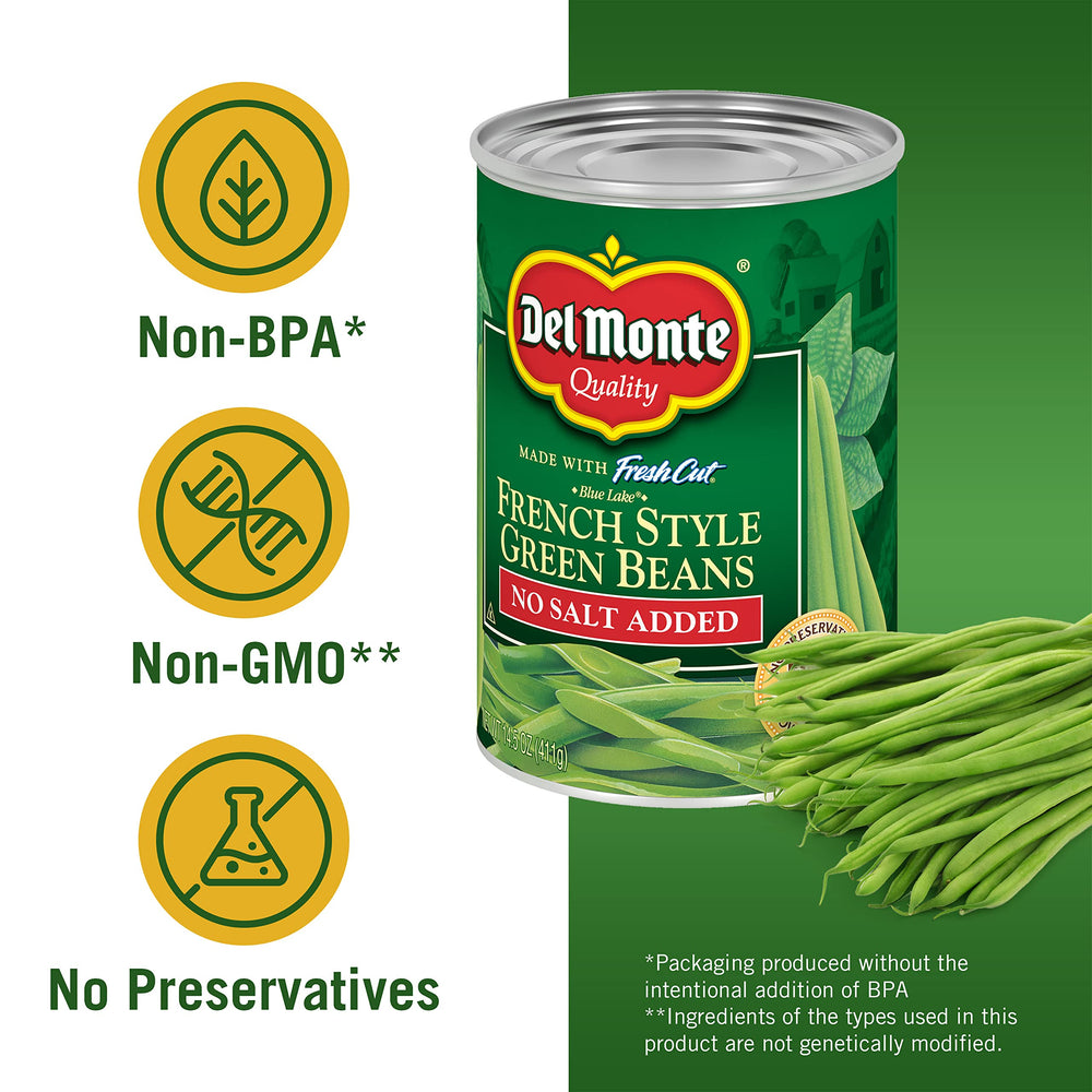Plated French style green beans paired with pasta for a colorful dish.
