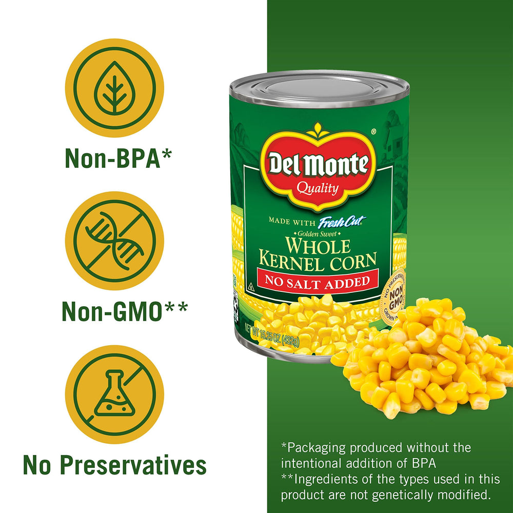 Del Monte corn in a bowl, ideal for quick weeknight meals.
