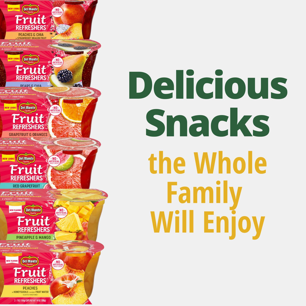 Del Monte cups are ideal for family-friendly snacking during trips or weekend outings.