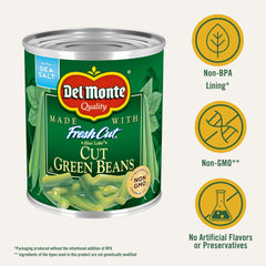 Del Monte Green Beans deliver crisp texture in a ready-to-dish bowl.