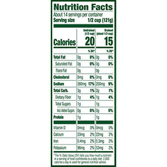Del Monte Fresh Cut green beans four-pack on shelf, ideal pantry staple.
