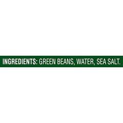 Del Monte green beans no-salt-added, easy to season to taste.