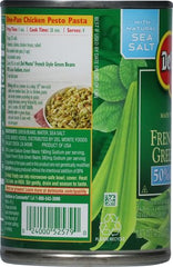 Del Monte green beans plated to show rich flavor and color.