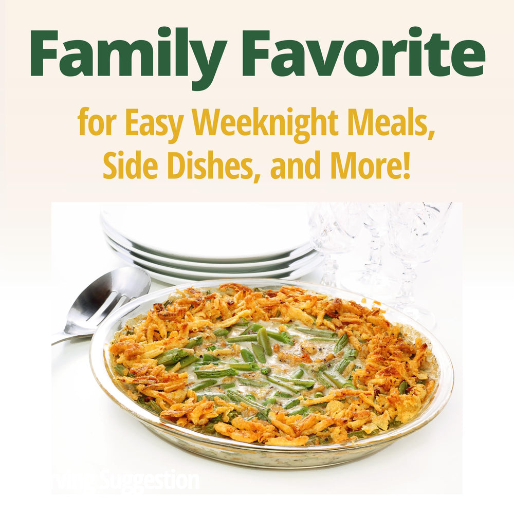 Del Monte green beans with pasta and vegetables for a hearty meal.